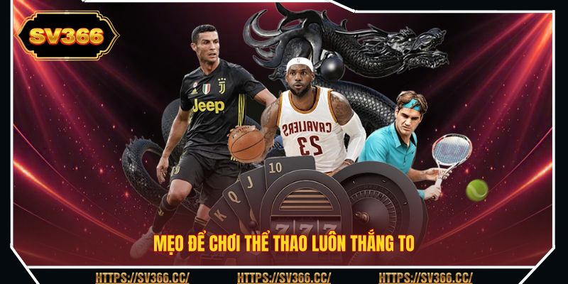 Mẹo để chơi thể thao luôn thắng to Mẹo để chơi thể thao luôn thắng to